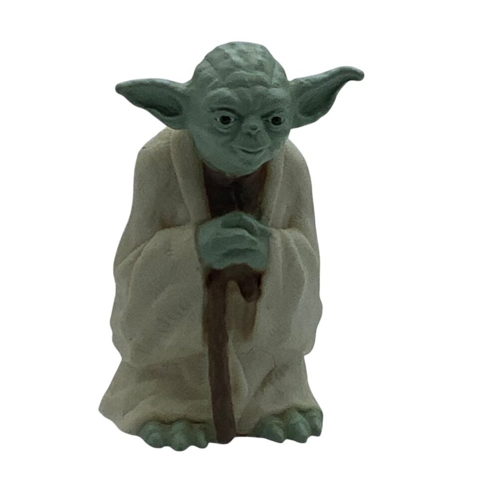 Vtg 1996 Star Wars Lucasfilm Yoda Figurine 3.5” Collectible Applause